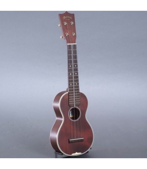 Martin 3 Cherry Uke, Soprano Style 3 Ukulele with Case