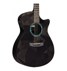 RainSong Black Ice Series Orchestra Acoustic-Electric Guitar Graphite