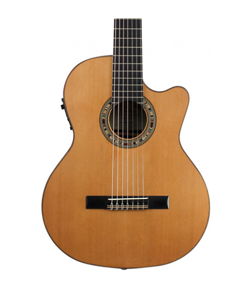 Kremona Fiesta CW-7 Classical Electric Guitar Gloss Natural