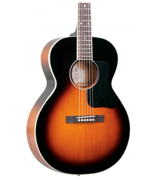 The Loar LH-200 Small-Body Acoustic Guitar Vintage Sunburst