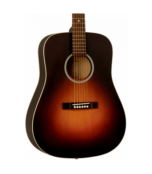 Recording King Dirty Thirties Dreadnought Solid Top Satin Sunburst