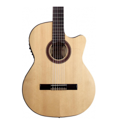 Kremona Rosa Luna Flamenco Acoustic-Electric Nylon Guitar Natural