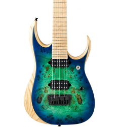 Ibanez Iron Label RGD Series RGDIX7MPB 7-String Electric Guitar (26.5&quot; scale) Blue Burst