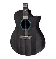 RainSong Classic Series OM1000N2 Acoustic-Electric Guitar Black