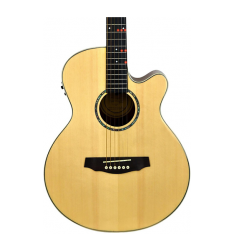 Fretlight FG-529 Pro Acoustic-Electric Guitar with Built-In Lighted Learning System Natural