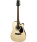 Mitchell MD100SCE Dreadnought Cutaway Acoustic-Electric Guitar Natural