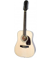 Cibson DR-212 12-String Acoustic Guitar Natural Chrome Hardware