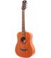 Luna Guitars Muse Safari Series Mahogany 3/4 Dreadnought Travel Acoustic Guitar Natural