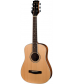 Mitchell MDJ10 Junior Dreadnought Acoustic Guitar with Gig Bag Natural