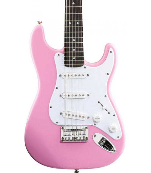 Squier Mini Strat Electric Guitar Pink