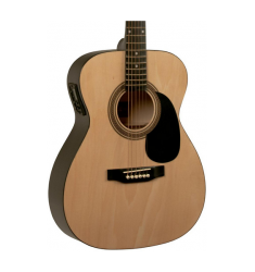 Rogue RA-090 Concert Acoustic-Electric Guitar Natural