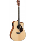 Yamaha FGX700SC Solid Top Cutaway Acoustic-Electric Guitar Natural