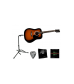 Rogue Beginner Acoustic Dreadnought Guitar with Accessory Pack