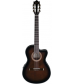 Ibanez GA35 Thinline Acoustic-Electric Classical Guitar Dark Violin Burst