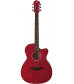 B.C. Rich Series 3 Acoustic-Electric Cutaway Guitar Transparent Red