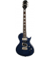 Cibson Limited Edition Nighthawk Custom Quilt Electric Guitar Transparent Blue