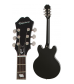 Cibson Gary Clark Jr. &quot;Blak &amp; Blu&quot; Casino Hollowbody Electric Guitar with Bigsby Black and Blue