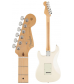 Fender USA Professional Stratocaster HSS Electric Guitar Olympic White Maple