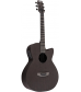 RainSong Smokey All-Carbon Stagepro Anthem Acoustic-Electric Guitar Dark Satin