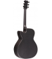 RainSong Smokey All-Carbon Stagepro Element Acoustic-Electric Guitar Dark Satin