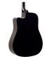 Savannah Savannah SO-SGD-10C Dreadnought Acoustic-Electric Guitar Black