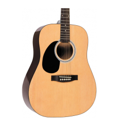 Rogue RG-624 Left-Handed Dreadnought Acoustic Guitar Natural