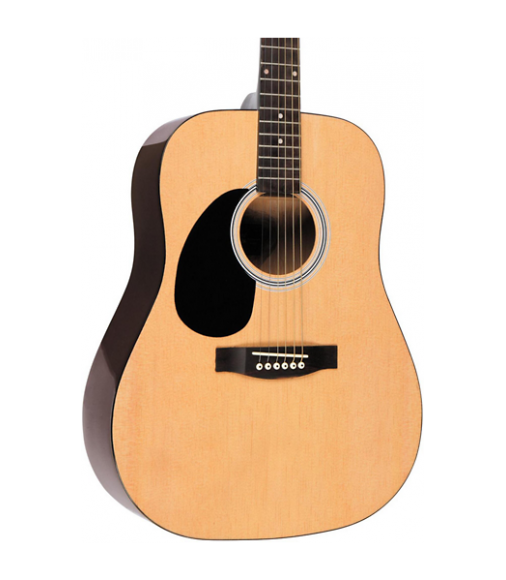 Rogue RG-624 Left-Handed Dreadnought Acoustic Guitar Natural