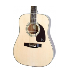 Cibson DR-212 12-String Acoustic Guitar Natural Chrome Hardware