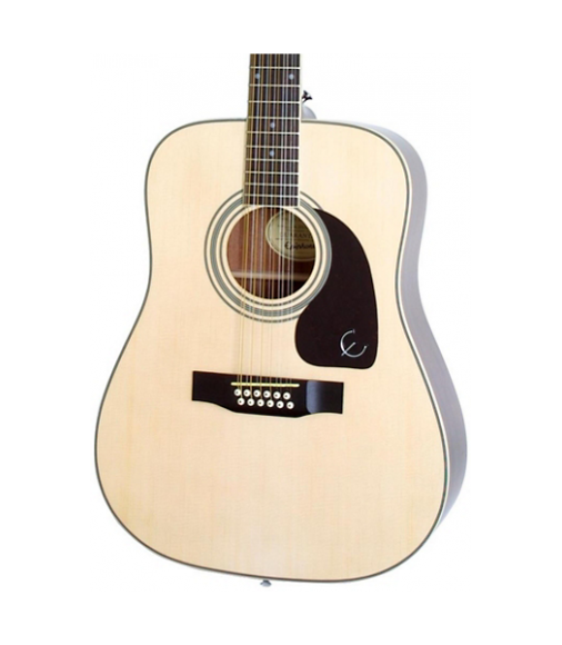 Cibson DR-212 12-String Acoustic Guitar Natural Chrome Hardware