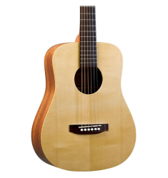 Recording King EZ Tone RD-A3MQ Mini Dreadnought Acoustic Guitar Natural