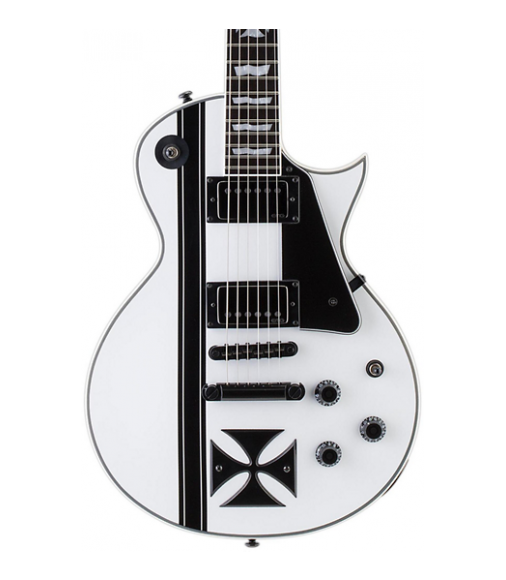 ESP LTD James Hetfield Signature Iron Cross Electric Guitar Snow White