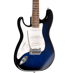 G&amp;L Tribute Legacy Left-Handed Electric Guitar Blueburst Rosewood Fretboard