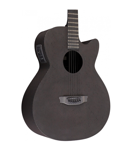 RainSong Smokey All-Carbon Stagepro Element Acoustic-Electric Guitar Dark Satin