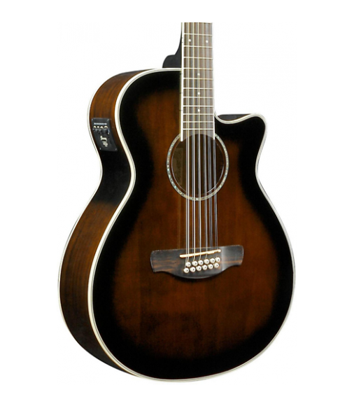 Ibanez AEG1812II AEG 12-String Acoustic-Electric Guitar Dark Violin Sunburst