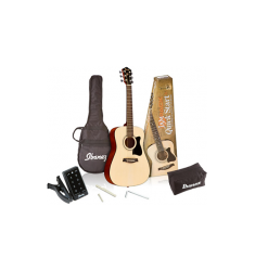 Ibanez IJV30 Quickstart 3/4 Acoustic Guitar Pack Natural