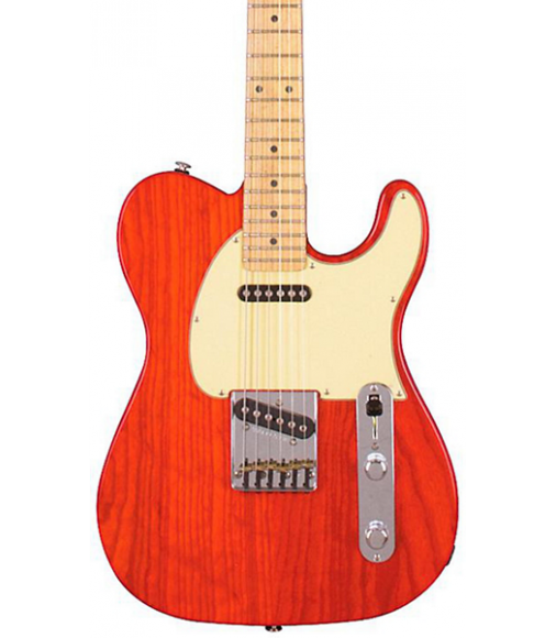 G&amp;L ASAT Classic Electric Guitar Clear Orange Maple Fretboard