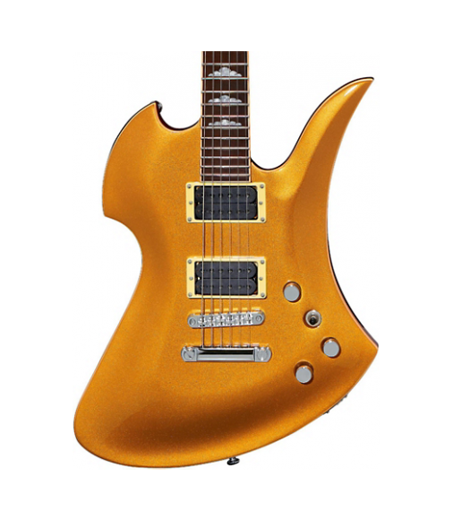 B.C. Rich Mockingbird Contour Electric Guitar Gold Top