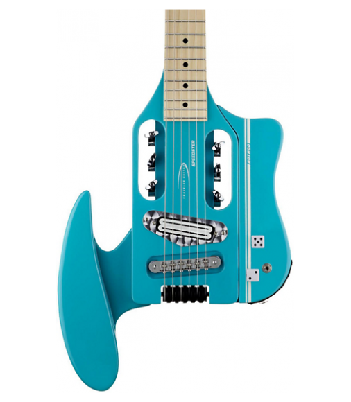 Traveler Guitar Speedster Hot Rod Electric Travel Guitar Blue