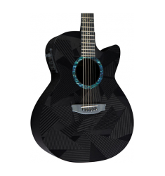 RainSong Black Ice Series BI-WS1000N2 Graphite Acoustic-Electric Guitar Carbon