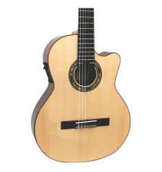 Kremona F65CW Fiesta Cutaway Acoustic-Electric Classical Guitar Natural