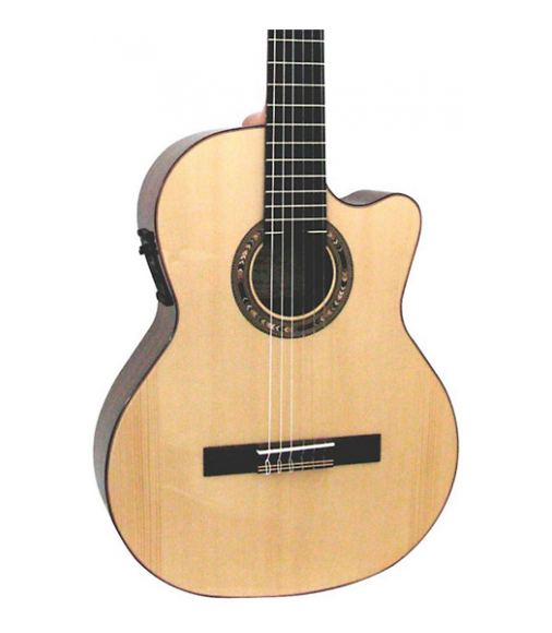 Kremona F65CW Fiesta Cutaway Acoustic-Electric Classical Guitar Natural