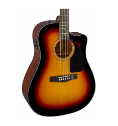 Fender CD60CE Cutaway Dreadnought Acoustic-Electric Guitar