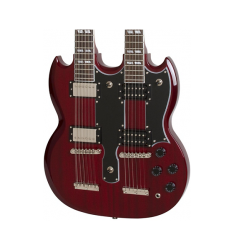 Cibson Limited Edition G-1275 Double Neck Electric Guitar Cherry