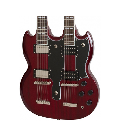 Cibson Limited Edition G-1275 Double Neck Electric Guitar Cherry