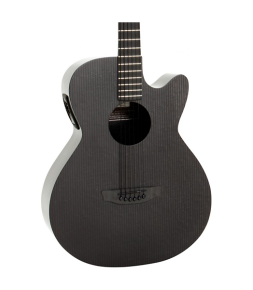 RainSong Smokey Hybrid with Stagepro Anthem Dark Satin