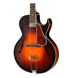 The Loar LH-650 Archtop Cutaway Hollowbody Guitar Vintage Sunburst