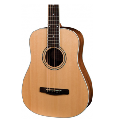 Mitchell MDJ10 Junior Dreadnought Acoustic Guitar with Gig Bag Natural