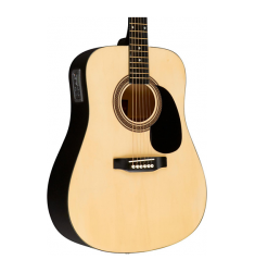 Rogue RA-090 Dreadnought Acoustic-Electric Guitar Natural