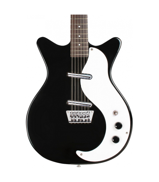 Danelectro 12SDC 12-String Electric Guitar Black