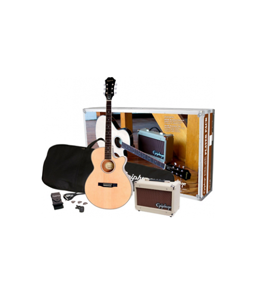 Cibson PR-4E Acoustic-Electric Guitar Player Pack Natural